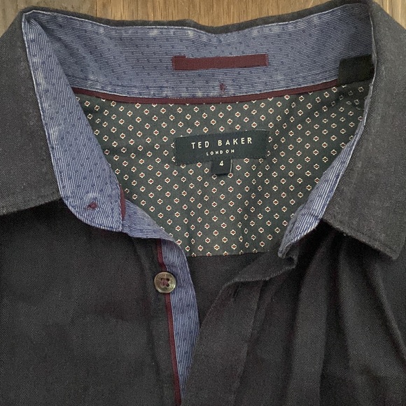 Ted Baker Linen Blend shirt. 4 - Picture 2 of 3